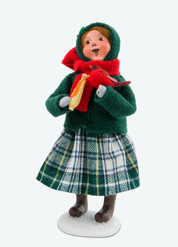 Byers Choice Caroler: Family with Cardinals Girl